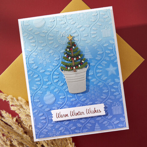 Spellbinders 3D kohokuviointikansio – COUNTRY CHRISTMAS1