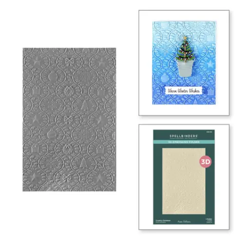 Spellbinders 3D kohokuviointikansio – COUNTRY CHRISTMAS2
