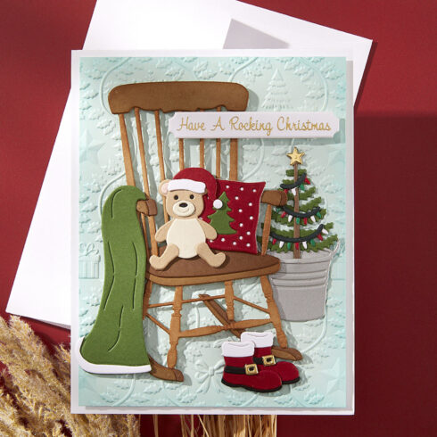 Spellbinders stanssi – CHRISTMAS ROCKING CHAIR1