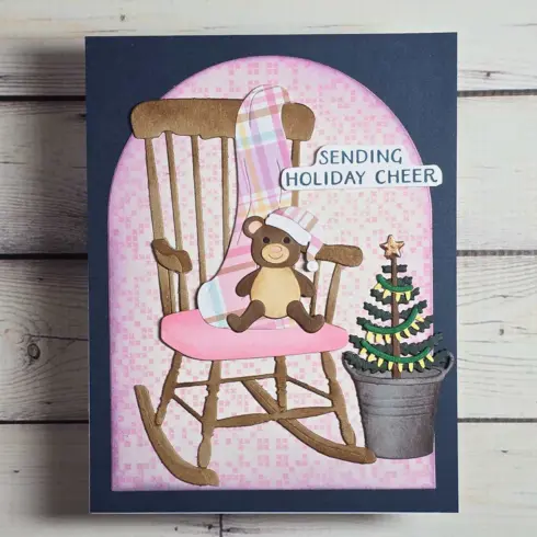 Spellbinders stanssi – CHRISTMAS ROCKING CHAIR5