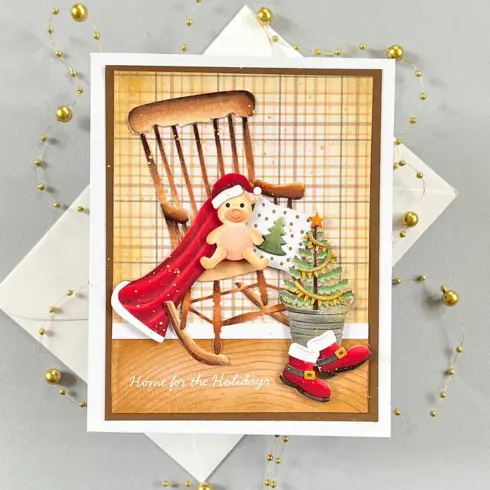 Spellbinders stanssi – CHRISTMAS ROCKING CHAIR8