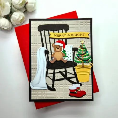 Spellbinders stanssi – CHRISTMAS ROCKING CHAIR9