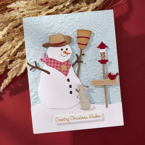 Spellbinders stanssi – COUNTRY SNOWMAN