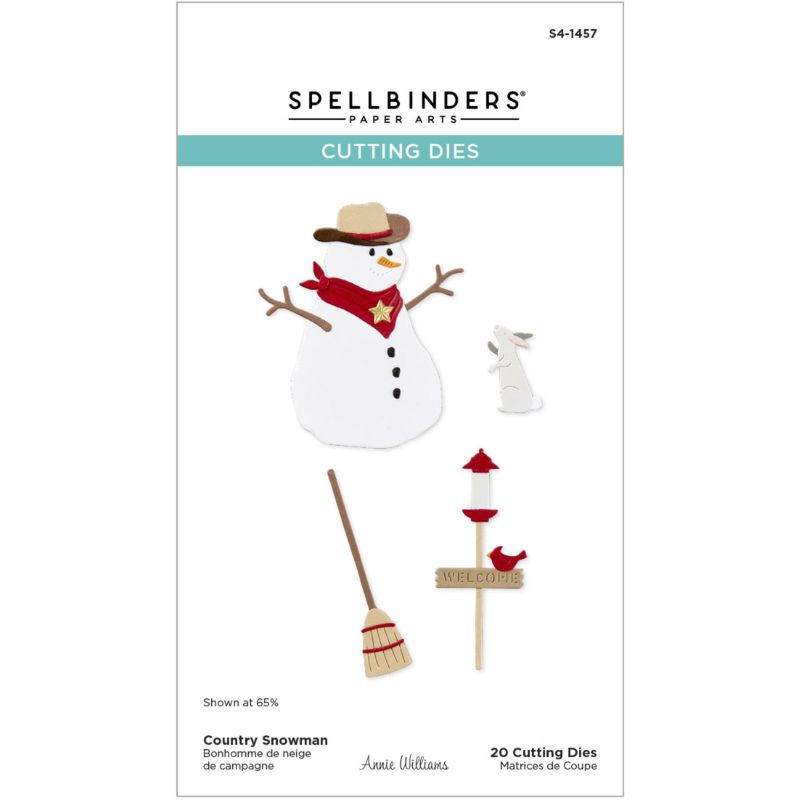 Spellbinders stanssi – COUNTRY SNOWMAN