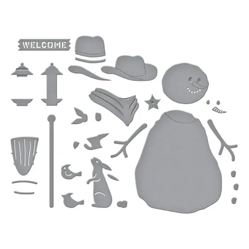 Spellbinders stanssi – COUNTRY SNOWMAN3