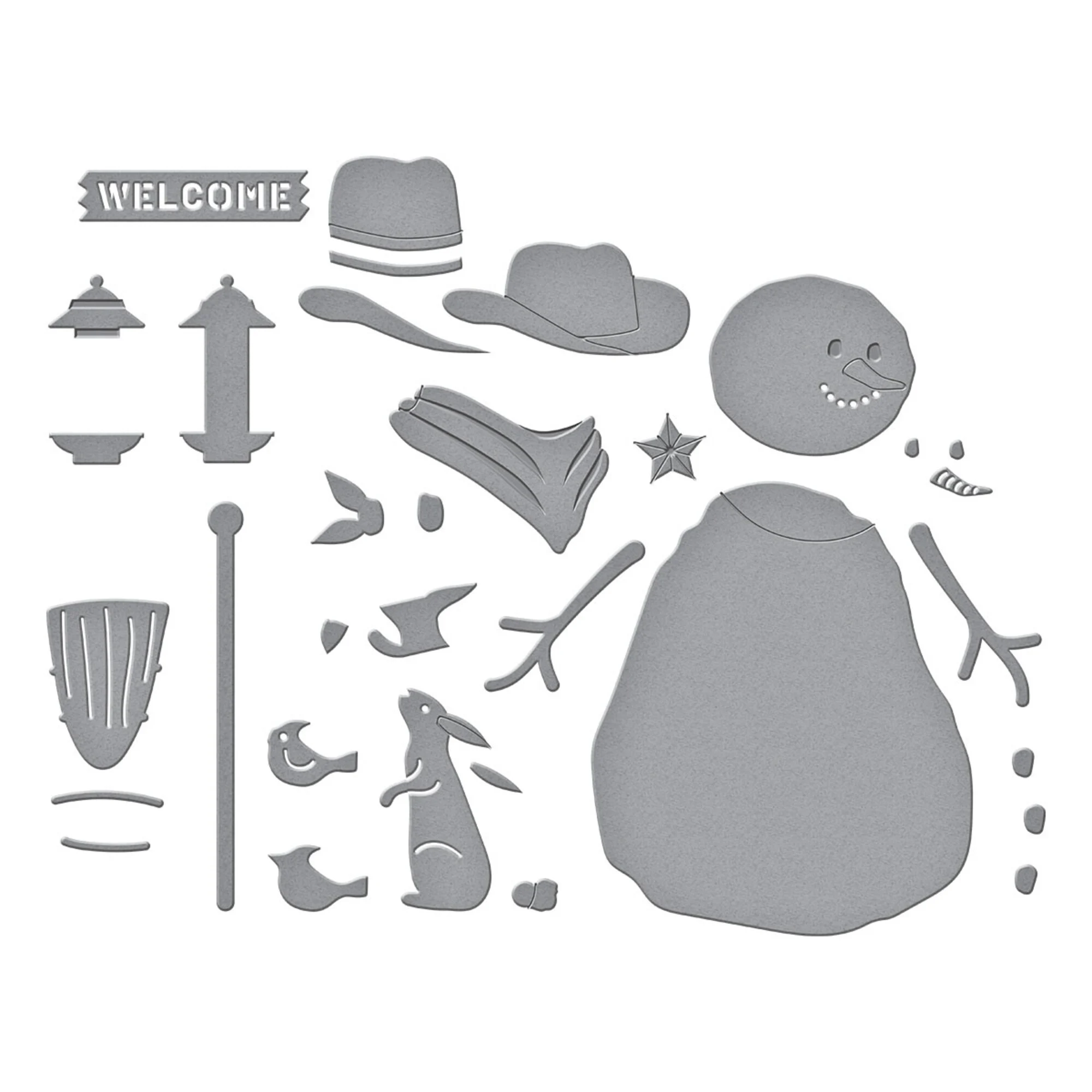 Spellbinders stanssi – COUNTRY SNOWMAN - Image 10