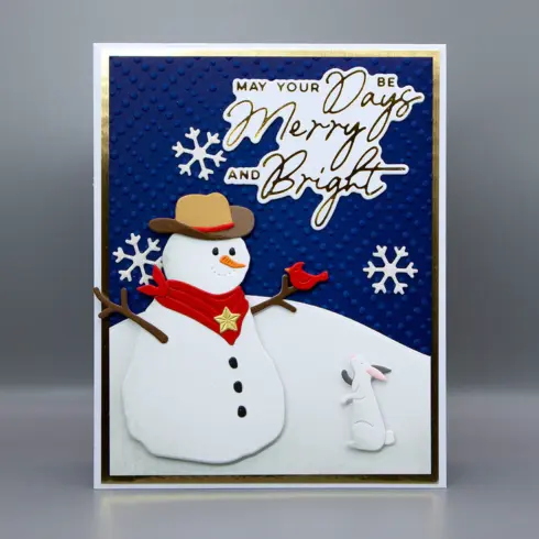 Spellbinders stanssi – COUNTRY SNOWMAN6