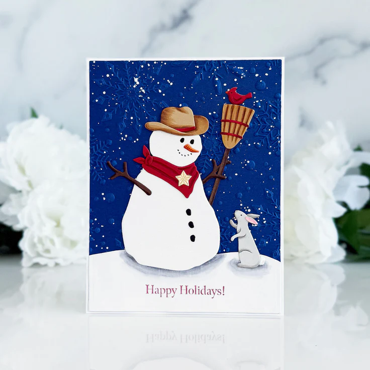 Spellbinders stanssi – COUNTRY SNOWMAN - Image 7
