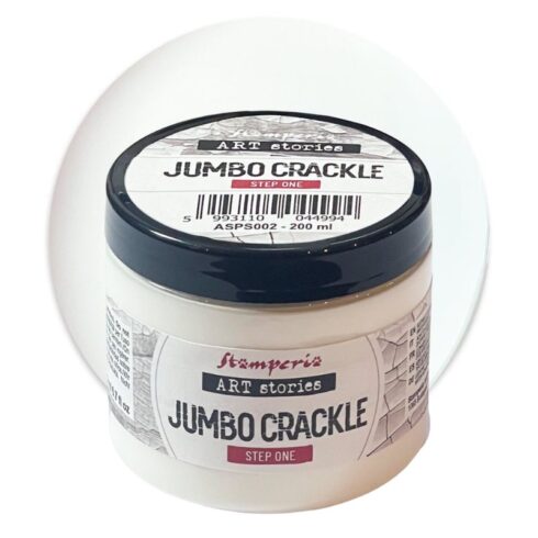 Stamperia Art Stories – Jumbo Crackle STEP 1 Krakleerauspasta 200ml