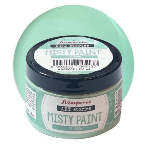 Stamperia Art Stories – Misty Paint Celadon Maali 150ml