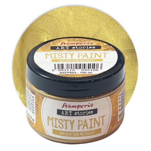 Stamperia Art Stories – Misty Paint Metallic Golden Sun Maali 150ml