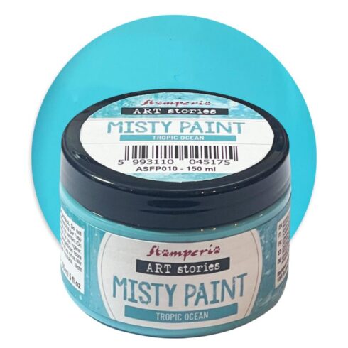 Stamperia Art Stories – Misty Paint Tropic Ocean Maali 150ml