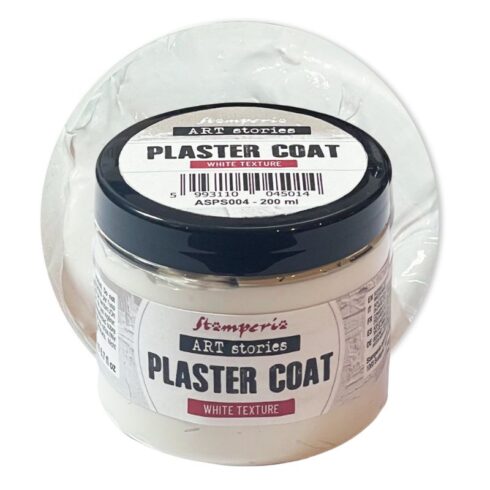 Stamperia Art Stories – Plaster Coat White Texture Tekstuuripasta 200ml