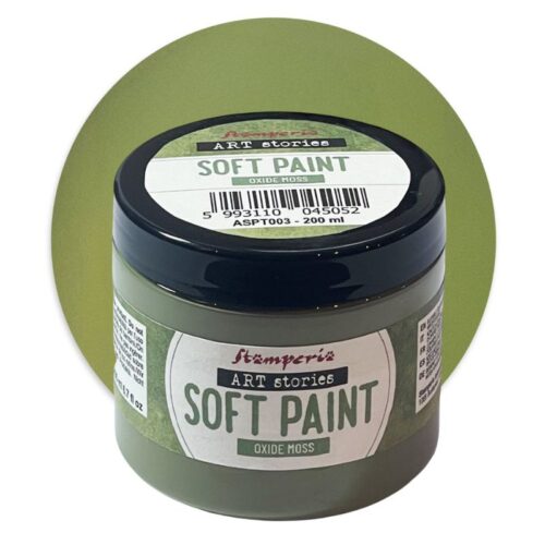 Stamperia Art Stories – Soft Paint Oxide Moss Kalkkimaali 200ml