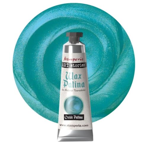 Stamperia Art Stories – Wax Patina Oxide Patina Metalliefektipasta 40ml