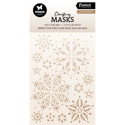 Studio Light Christmas Mask – Snowflakes sapluuna A6