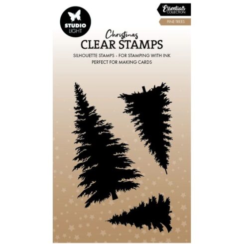 Studio Light Clear Stamp – Pine Trees leimasinsetti