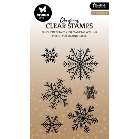Studio Light Clear Stamp – Snowflakes leimasinsetti