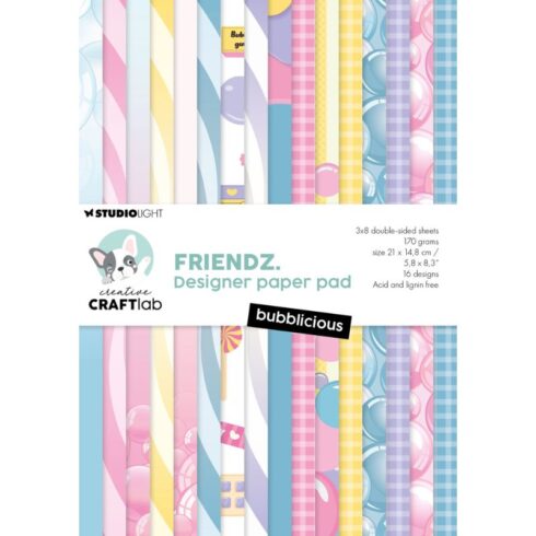 Studio Light Design Paper – Bubblicious paperilehtiö (A5)