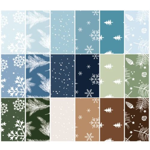 Studio Light Paper Pad – Winter Wonderland Pattern paperilehtiö (A5) - Bild 2