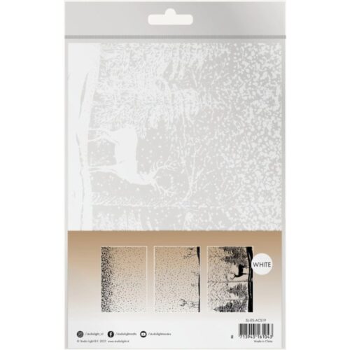 Studio Light Printed Acetate Sheets – Winter Wonderland kalvo A5 (6kpl) - Bild 2