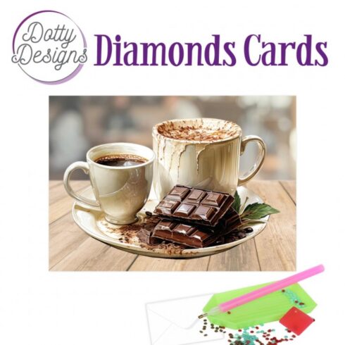 Timanttimaalauskortti Dotty Designs COFFEE MOMENTS 10x15cm
