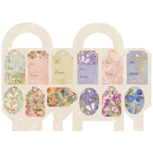 Vintage Summer Gift Bag Pad12