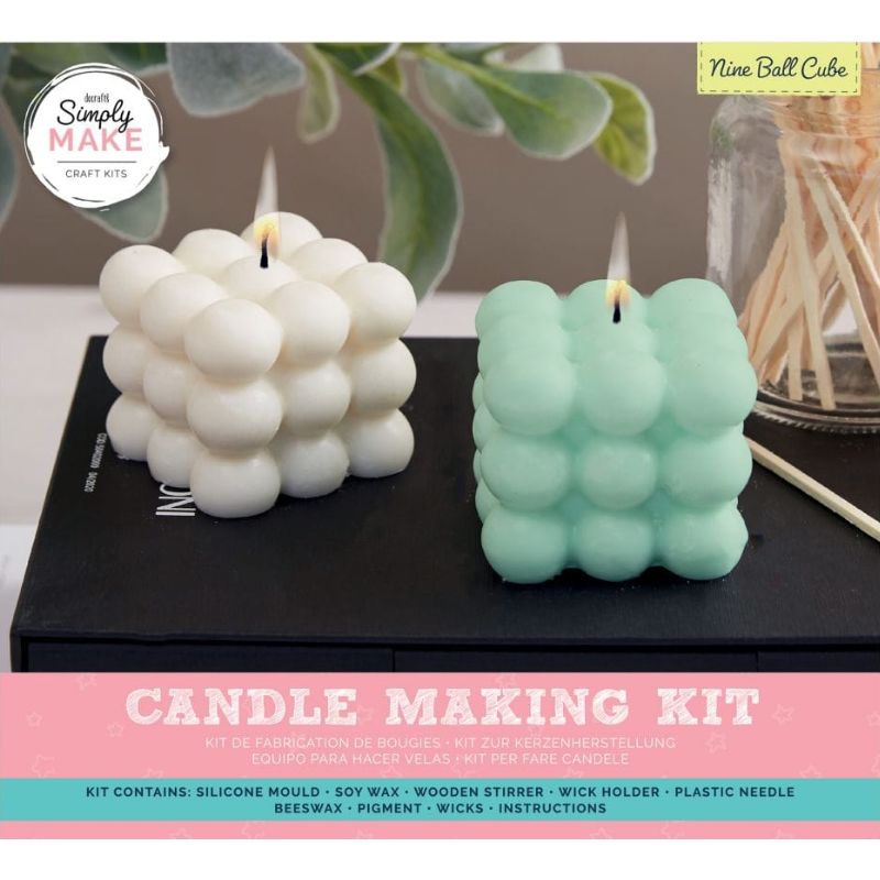 Candle Making Kit – DIY-paketti kuplakynttilä 9 Ball Cube