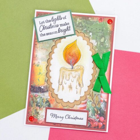 Crafters Companion Stamp – The Light of Christmas leimasinsetti 2
