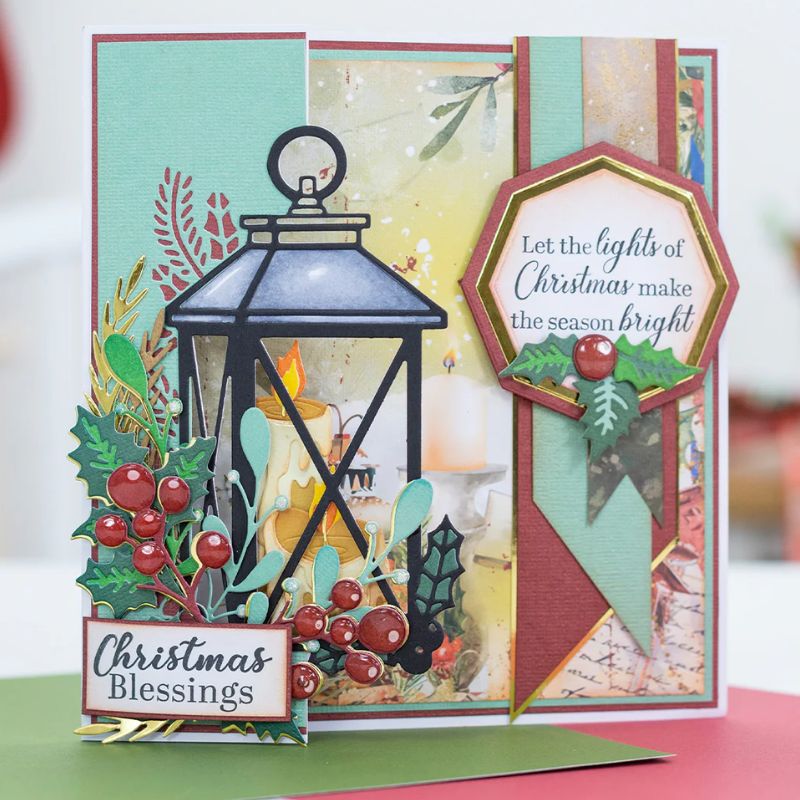 Crafter's Companion stanssi – FESTIVE LANTERN - Image 5