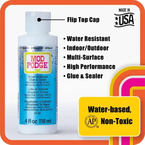 Mod Podge Water Resistant Glue Sealer1