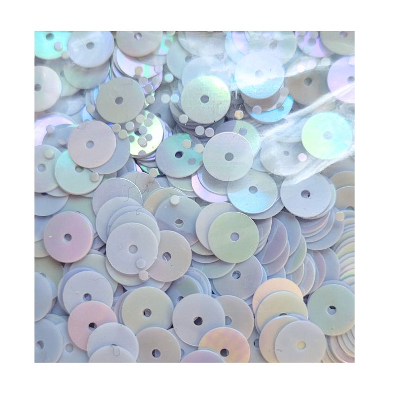 Sequin Pearl Ice Crystal – Paljetti 6mm (5g)