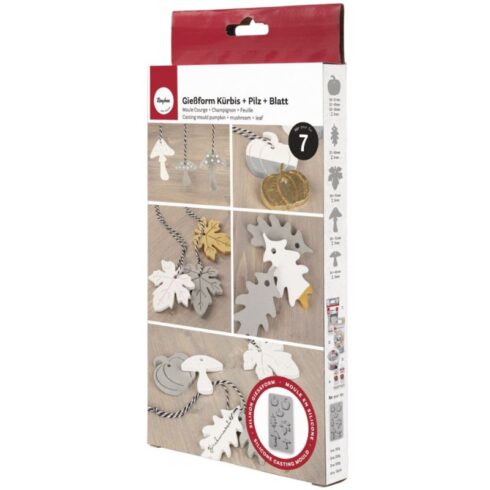 Silicone Casting Mould Autumn – Syksy muotti 6