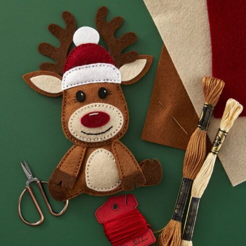 Spellbinders stanssi – FELT RAINDEER 1