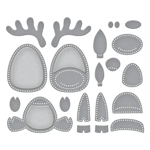 Spellbinders stanssi – FELT RAINDEER1