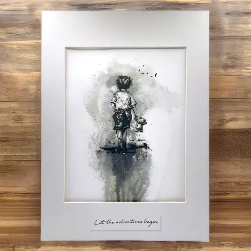 Andy Skinner Rubber Stamp – Let The Adventure Begin leimasinsetti2