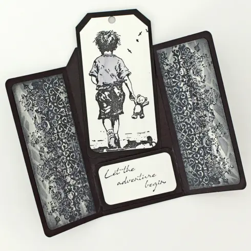 Andy Skinner Rubber Stamp – Let The Adventure Begin leimasinsetti7