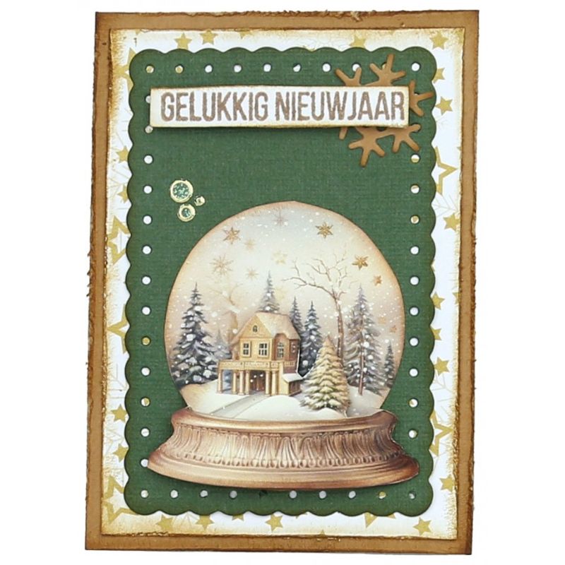 Berrie’s Beauties 3D-arkki – Glowing Christmas Snow Globe - Image 2