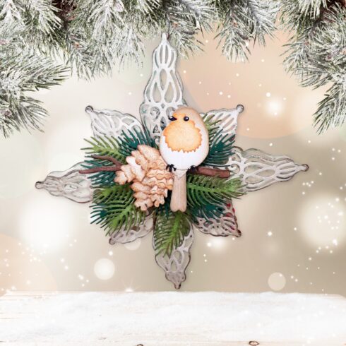 Elizabeth Craft Designs stanssi – FESTIVE ROBIN 1
