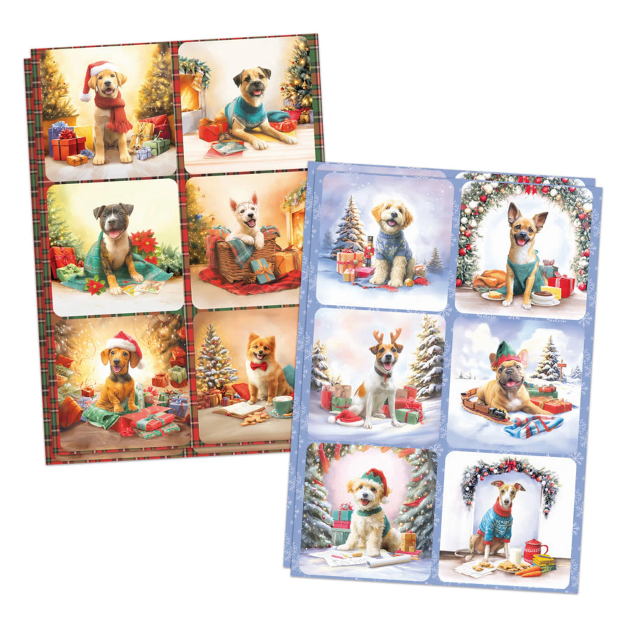 Katy Sue Designs – Santa Paws 3D-arkit ja korttikuvat (24+24kpl) A4 - Image 2