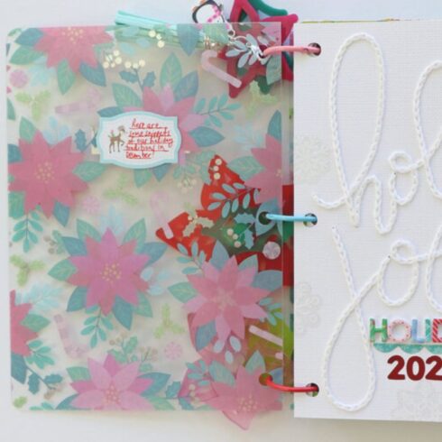 Paige Evans kalvo – Printed Foil Acetate Sugarplum Wishes 1