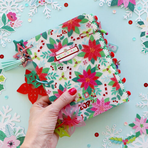 Paige Evans kalvo – Printed Foil Acetate Sugarplum Wishes