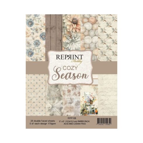 Reprint – Cozy Season paperilajitelma 15 x 15 cm