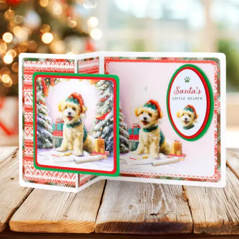 Santa Paws 3D arkit ja korttikuvat 2424kpl A4