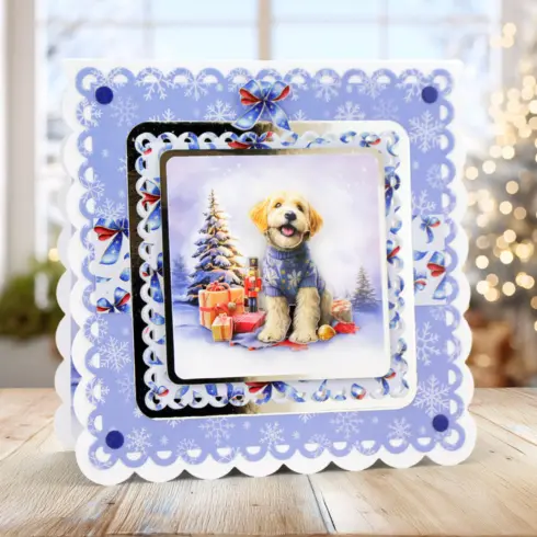 Santa Paws 3D arkit ja korttikuvat