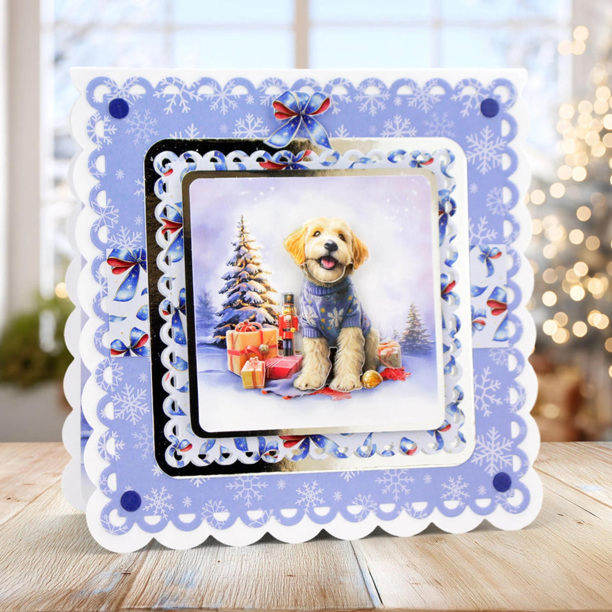 Katy Sue Designs – Santa Paws 3D-arkit ja korttikuvat (24+24kpl) A4 - Image 5
