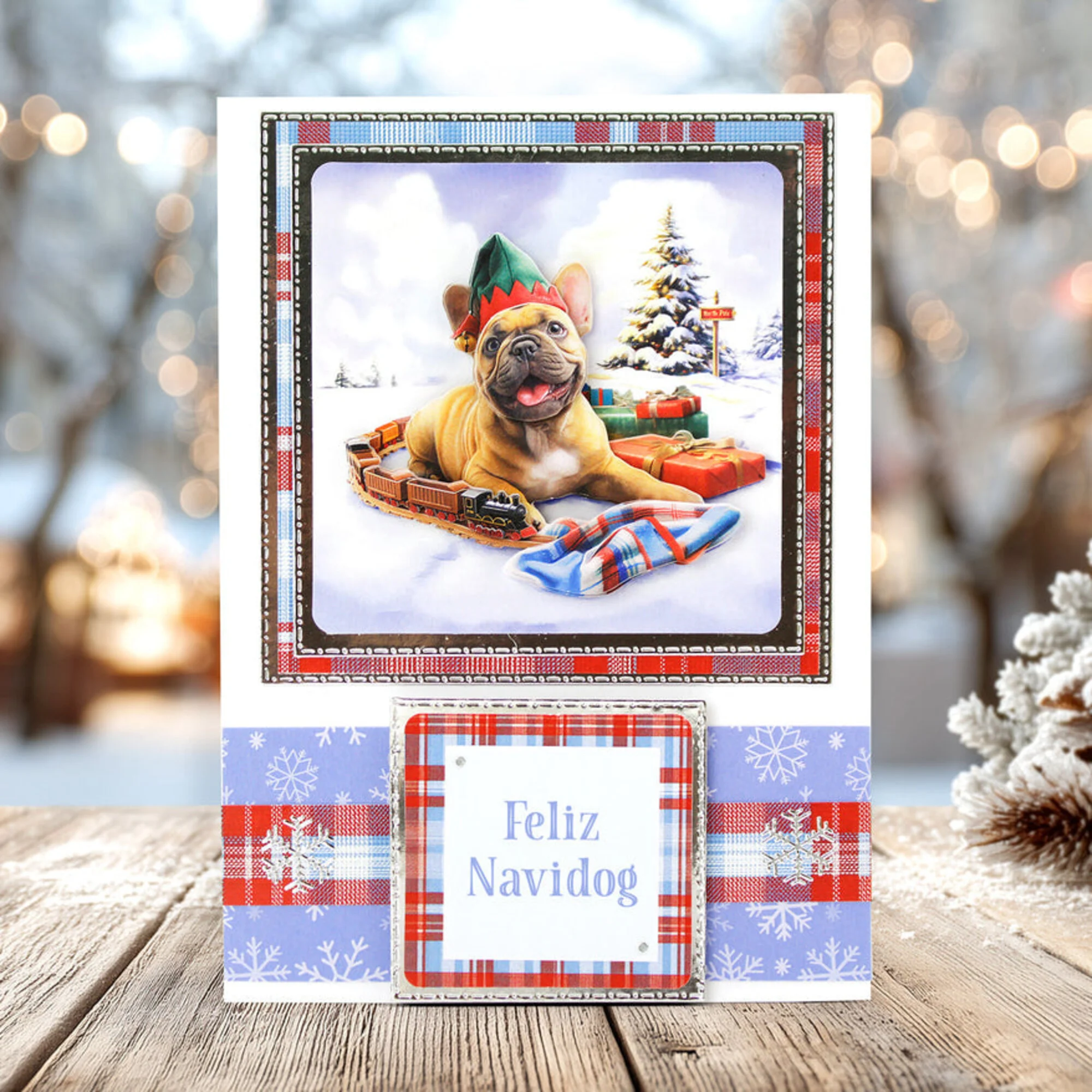 Katy Sue Designs – Santa Paws 3D-arkit ja korttikuvat (24+24kpl) A4 - Image 7