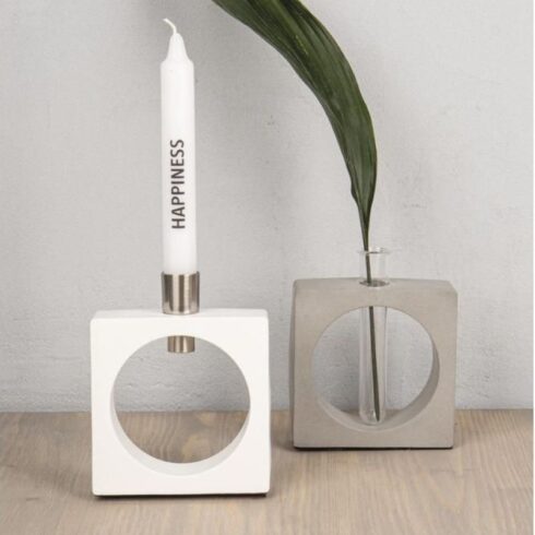Silicone Casting Mould Square with Circle Vase Test tube – Maljakko muotti ja koeputki 2