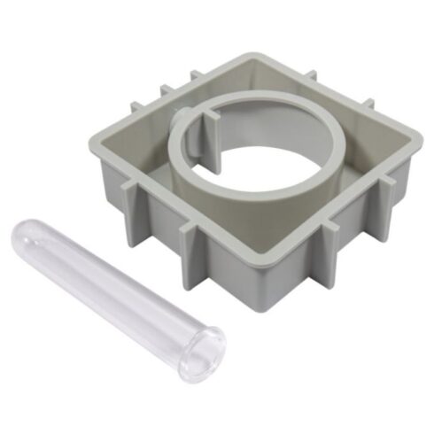 Silicone Casting Mould Square with Circle Vase Test tube – Maljakko muotti ja koeputki 6