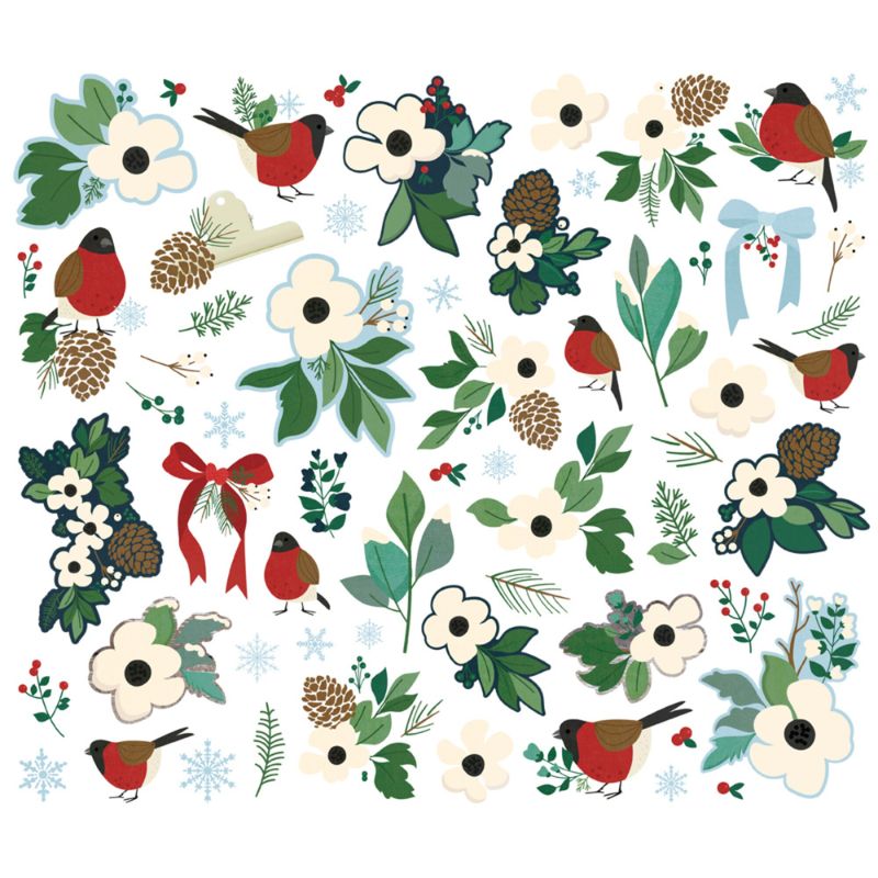 Simple Stories – Floral Bits & Pieces Simple Vintage Flannel Season leikekuvat (61 kpl)